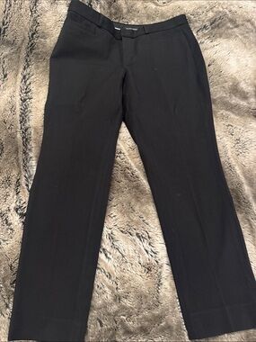 Banana Republic Black Straight-Leg Women's Pants